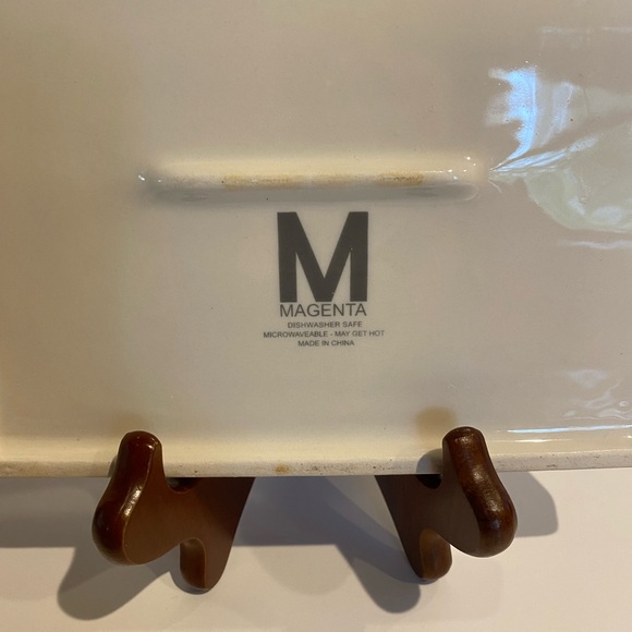 Magenta Ceramic Valentine’s Day "Sealed With A Kiss" Dish - Picture 8 of 10